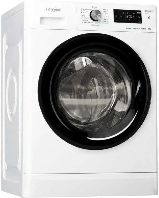 WHIRLPOOL Skalbimo mašina FFB 8469 BV EE, 8kg, 1400 rpm, Energy class A, Gylis 63 cm, Inverter motor, Steam refresh