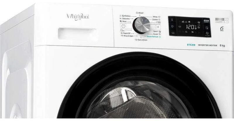 WHIRLPOOL Skalbimo mašina FFB 8469 BV EE, 8kg, 1400 rpm, Energy class A, Gylis 63 cm, Inverter motor, Steam refresh