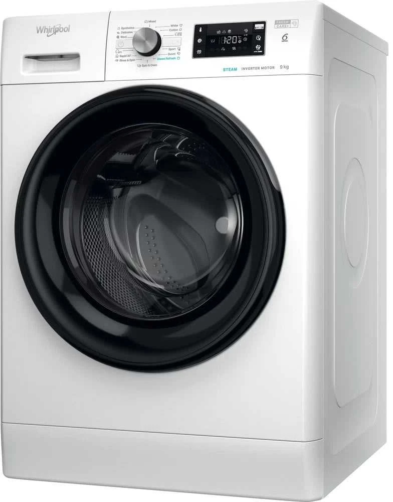 WHIRLPOOL Skalbimo mašina FFB 9469 BV EE, 9kg, 1400 rpm, Energy class A, Gylis 63 cm, Steam refresh