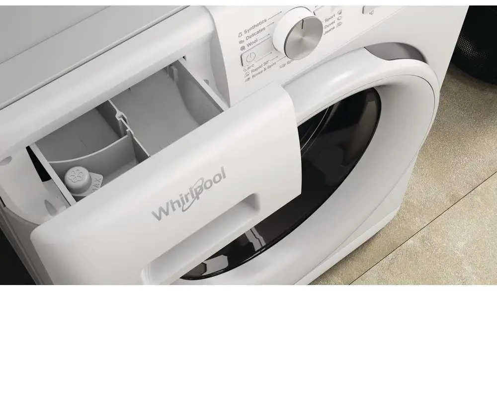 Priekinio Pakrovimo Skalbimo Mašina - Whirlpool 6 Kg 1200 Aps./min, Balta