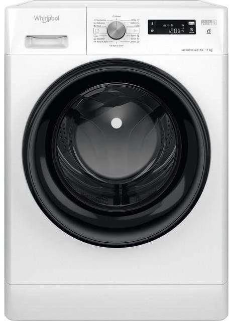 Priekinio Pakrovimo Skalbimo Mašina - Whirlpool 7kg 1200 RPM, Balta