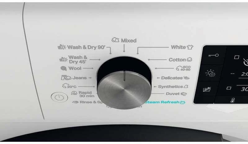 Skalbimo mašina Whirlpool laisvai pastatoma skalbyklė-džiovyklė WHIRLPOOL FFWDD 1076258 BV EU