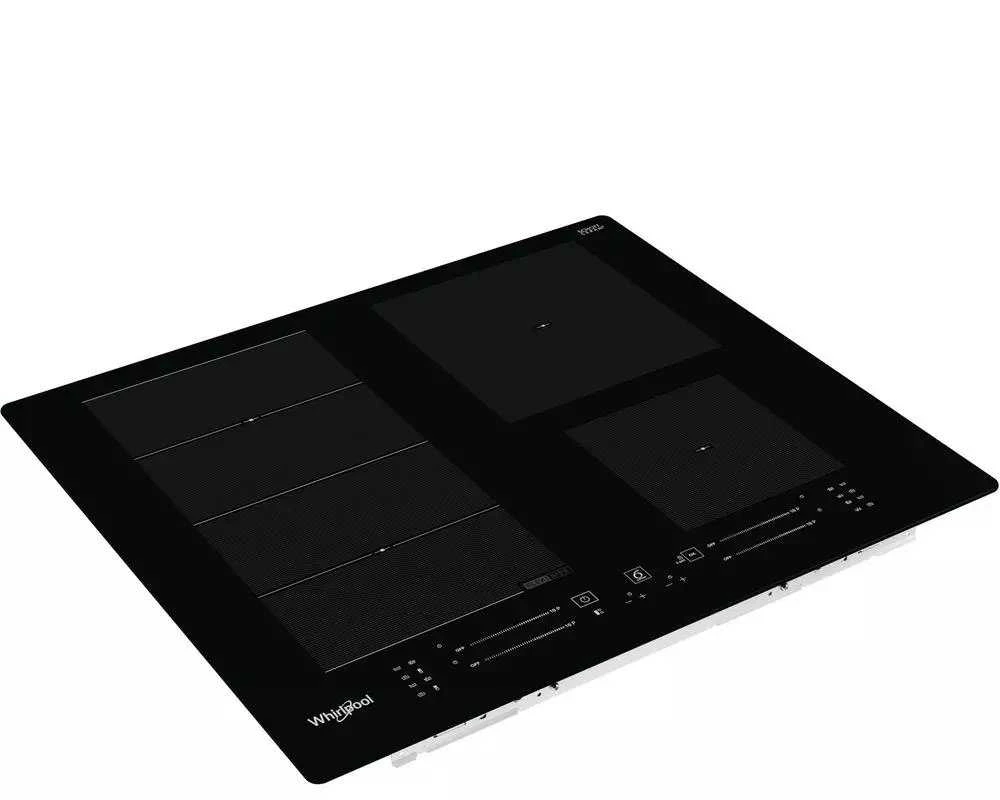 WHIRLPOOL indukcinė kaitlentė WF S7560 NE 60 cm, 1 FlexiSlide, Booster, Juodas