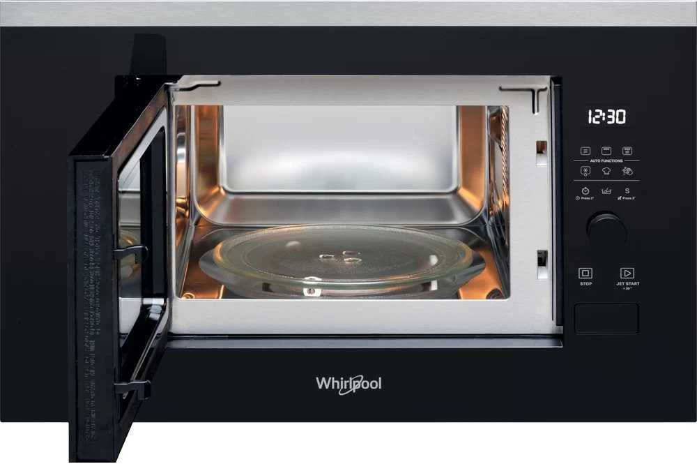 „Whirlpool WMF200G“ mikrobangų krosnelė, įmontuojama, kombinuota, 20 l, 800 W, Juodas