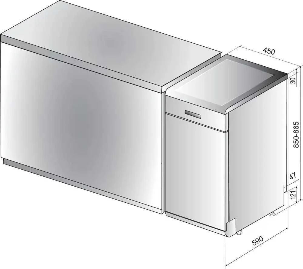Indaplovė Whirlpool WSFO 3O34 PF X