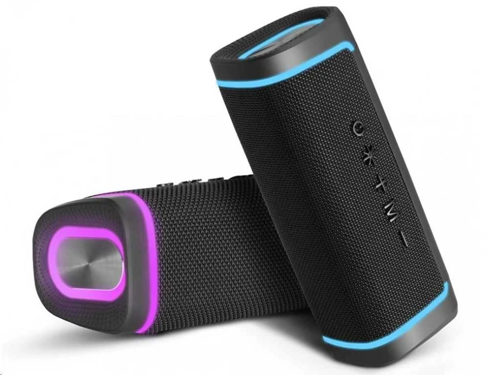 „Winner Group WG“ – „Bluetooth“ garsiakalbis WG AirFlex7, 10 W, TWS, LED, juodas