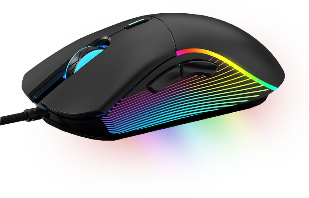 Winner Group WG - Laidinė RGB žaidimų pelė WG Chameleon III., RGB LED, juoda