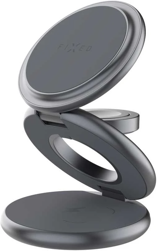 FIXED MagPowerstation Round MagSafe belaidis įkroviklis