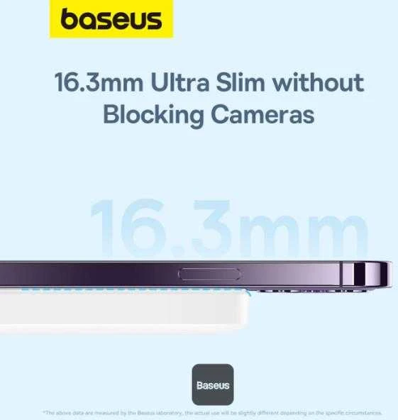 Baseus Magnetic Mini 6000mAh 20W MagSafe Powerbank (balta)