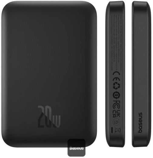 Mini Wireless PowerBank 20W Baseus - juodas