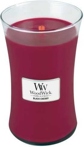 WoodWick Aromatinė žvakė (Black Cherry), 609,5 g