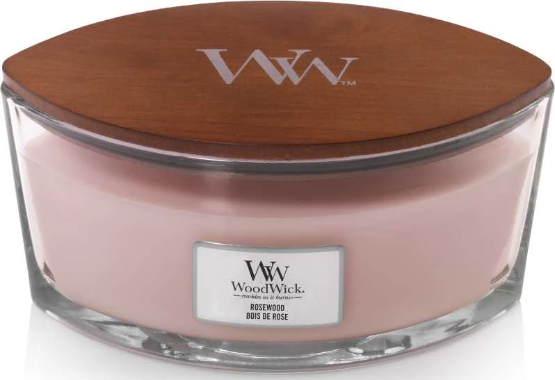 WoodWick Aromatinė žvakė (Rosewood), 453,6 g