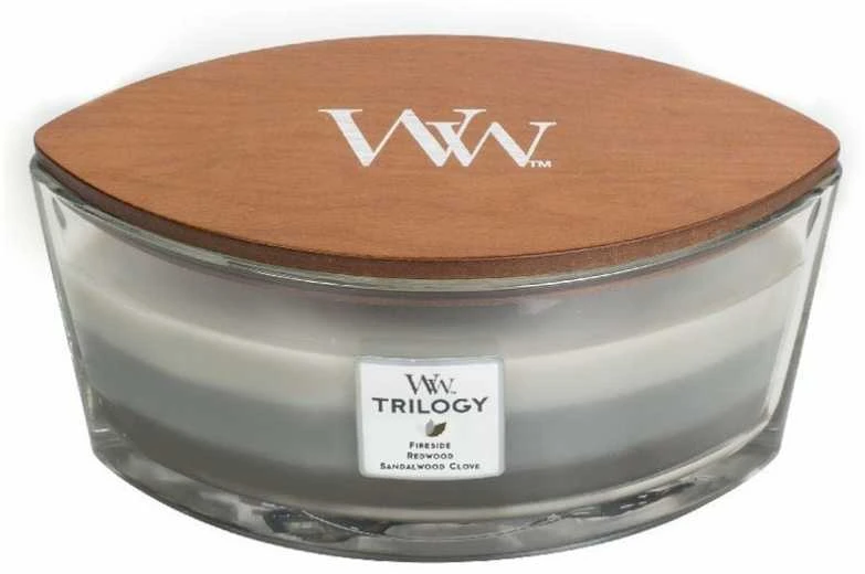 WoodWick Aromatinė žvakė (Warm Woods), 453,6 g