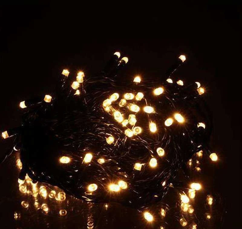 Išmani LED lauko girlianda, 230Vac, 20m, 200 x LED, šiltai balta 3500K, Wi-Fi, TUYA / Smart Life, WOOX