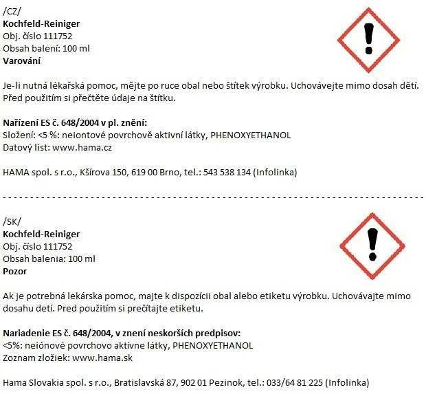 Xavax Rinkinys DO CZYSZCZENIA PŁYT INDUKCYJNYCH, 3-CZĘŚCIOWY