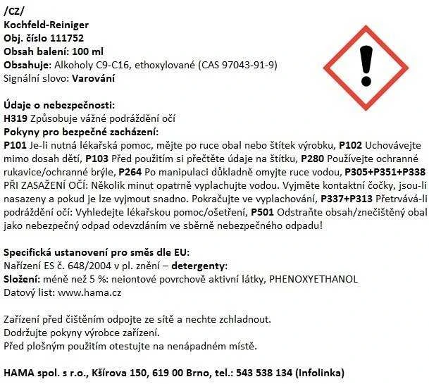 Xavax Rinkinys DO CZYSZCZENIA PŁYT INDUKCYJNYCH, 3-CZĘŚCIOWY