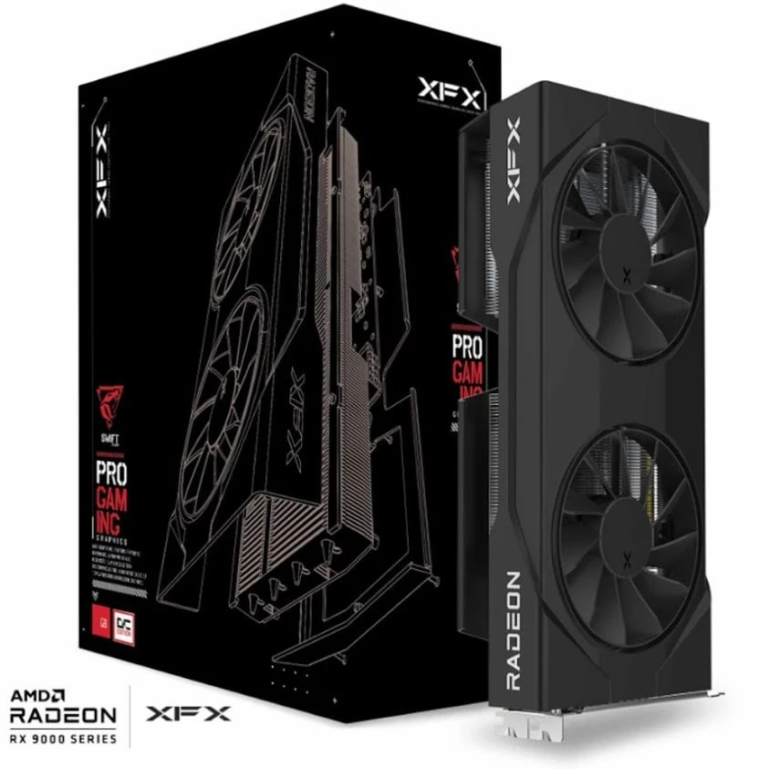 Vaizdo plokštė XFX Radeon RX 9060 XT Swift 16GB OC