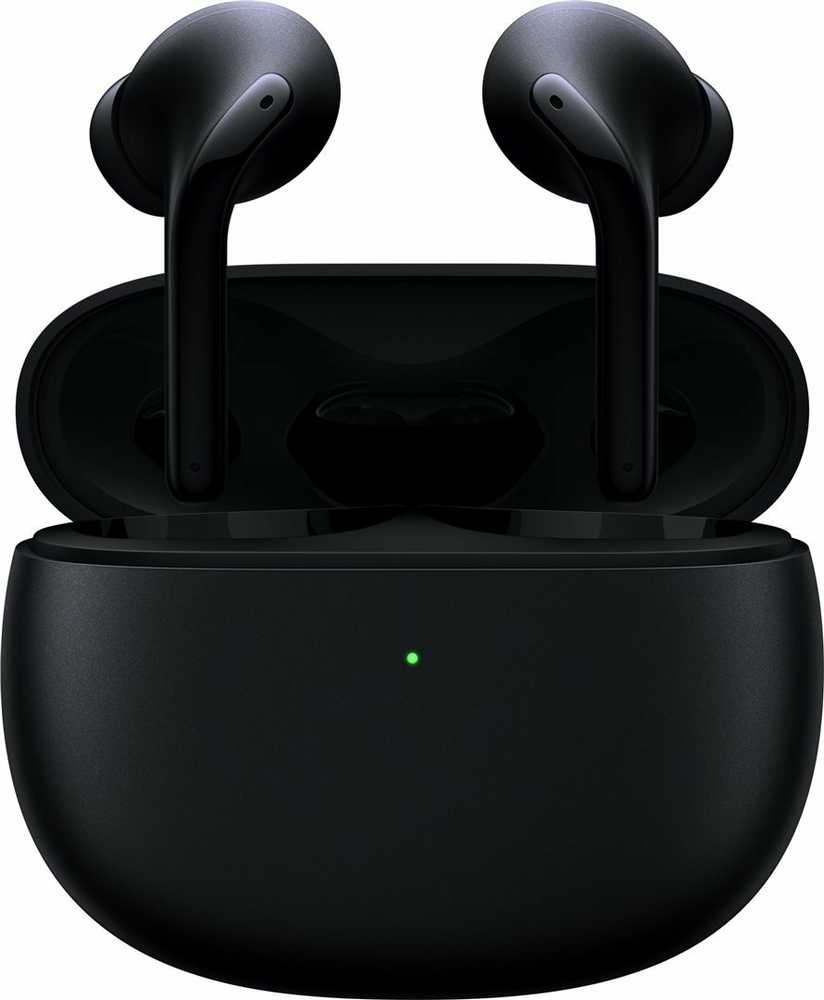 HiFi HD Belaidės Ausinės Xiaomi Buds 3 su HRTF garso suderinimu bei aktyviu triukšmo slopinimu, Juodos