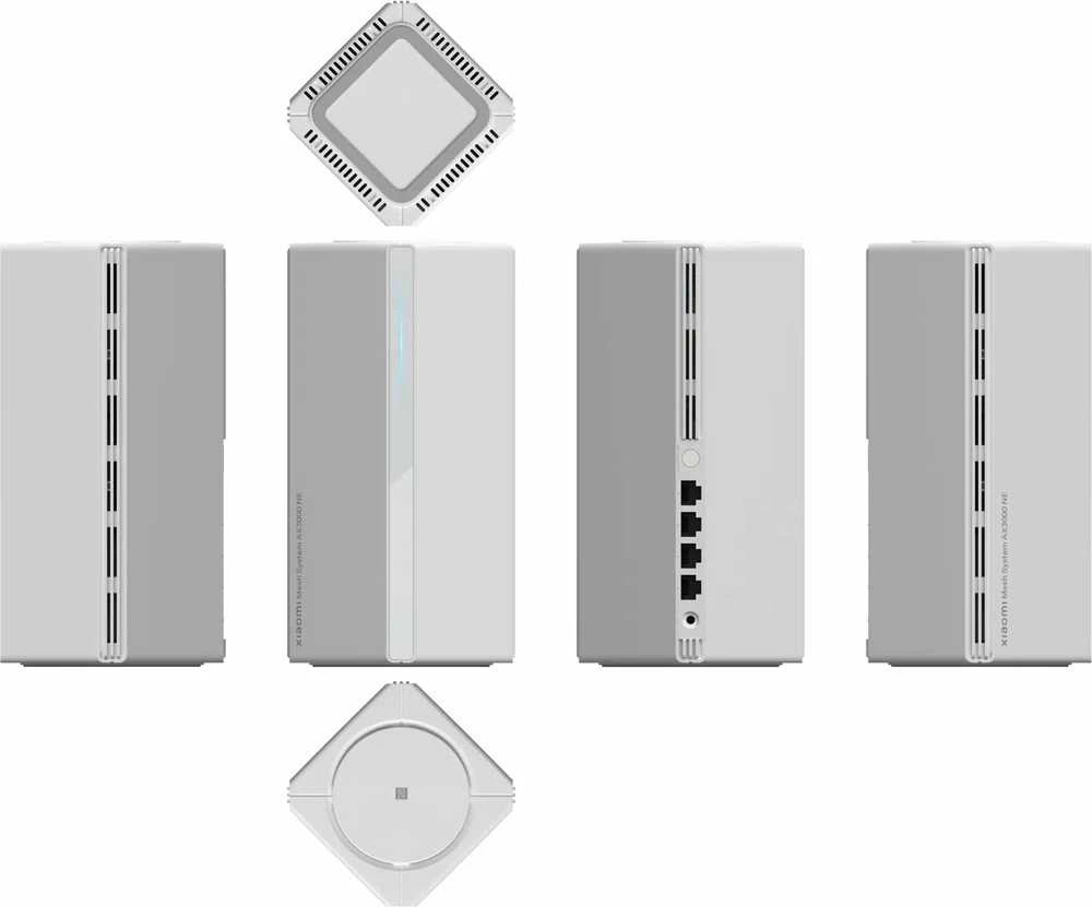 Maršrutizatorius Xiaomi Mesh System AX3000 NE (2 vnt.), Baltos spalvos