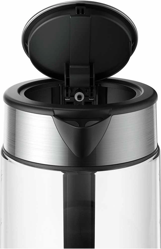 Xiaomi | Elektrinis stiklas Virdulys EU | Elektrinis | 2200 W | 1,7 l | Stiklas | 360° sukamasis pagrindas | Juodas/Nerūdijantis plienas