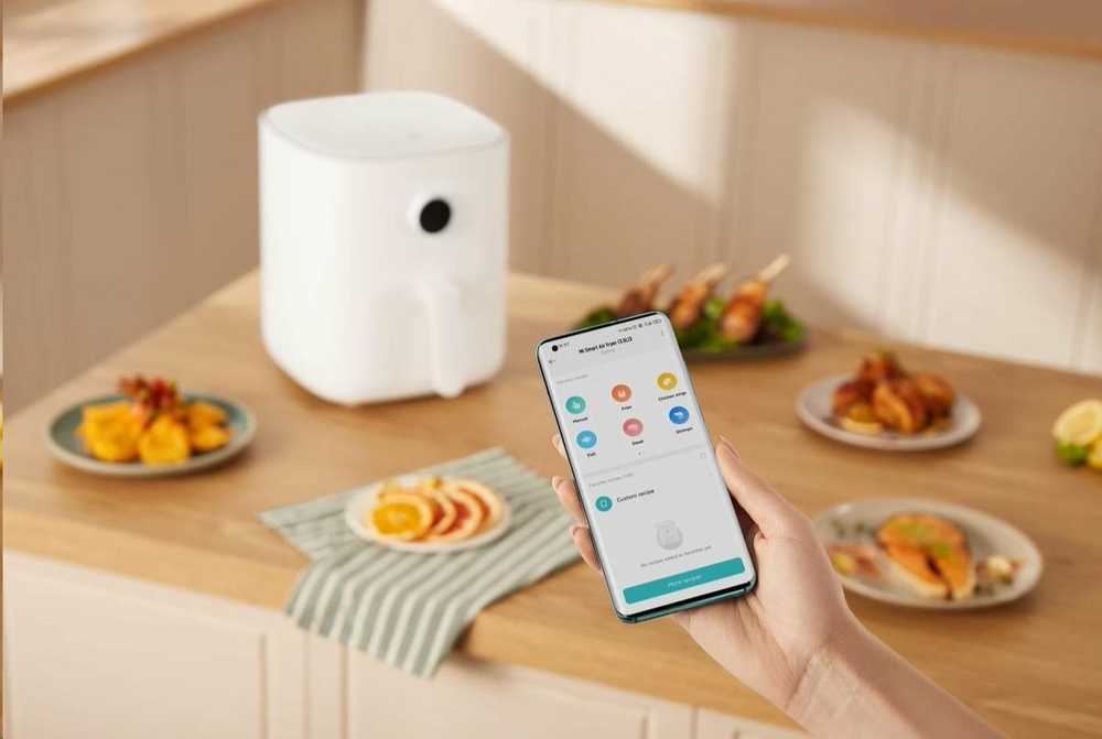 Gruzdintuvė Xiaomi Mi Smart Air Fryer Power 1500 W, Talpa 3.5 l, Balta