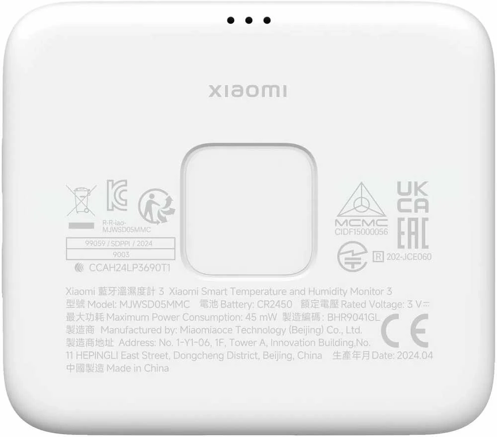 „Xiaomi Mi“ temperatūros ir drėgmės monitorius 3