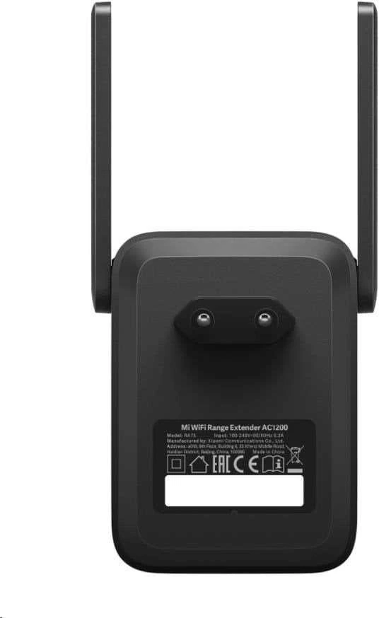 Xiaomi Mi AC1200 WiFi Range Extender Wi-Fi 5 1200Mbps 2.4/5GHz 10/100 aprėpties plėstuvas