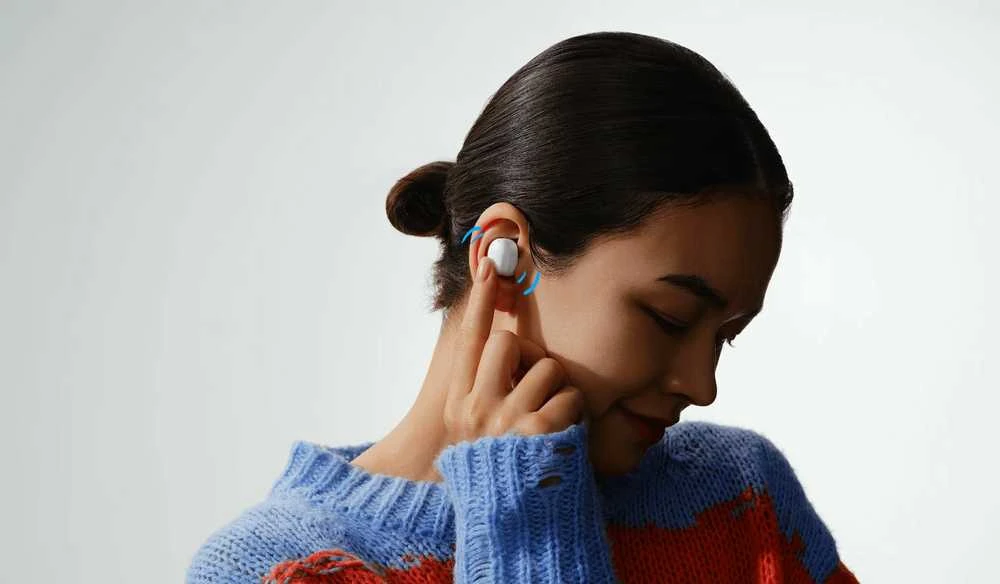 Belaidės ausinės Xiaomi Redmi Buds 4 su aktyviu triukšmo slopinimu, Baltos