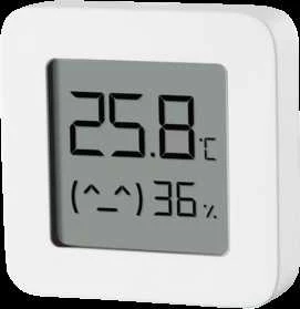 Jutiklis Xiaomi Mi Temperature and Humidity Monitor 2, baltas