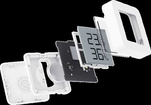 Jutiklis Xiaomi Mi Temperature and Humidity Monitor 2, baltas