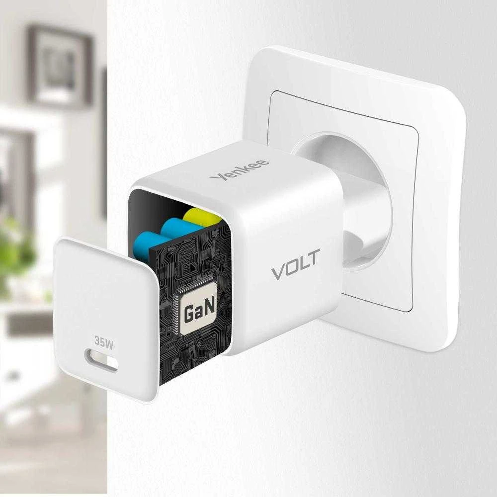 YAC G35 VOLT įkroviklis USB C 35W YENKEE