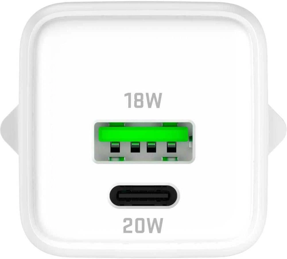 Yenkee Įkroviklis jungiama į tinklą USB C/A 20W/18W 3A Power delivery 3.0 QC3.0