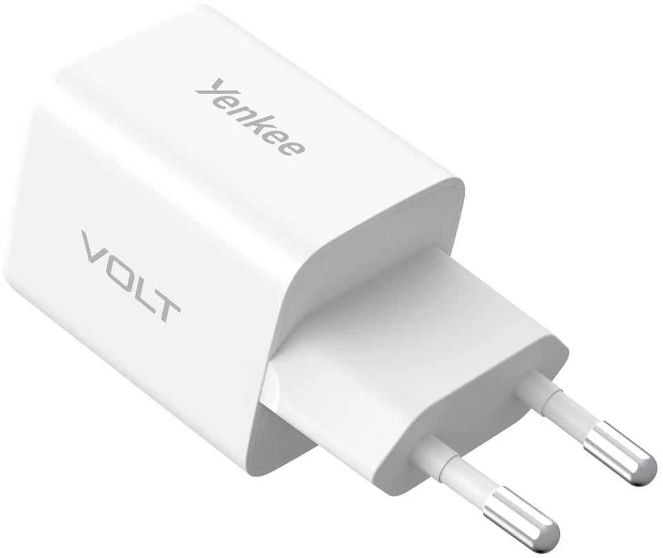 Yenkee Įkroviklis jungiama į tinklą USB C 45W 3A Power delivery 3.0 QC3.0 Balta