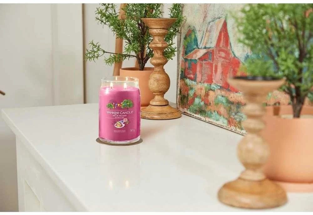 Yankee Candle Aromatinė žvakė Signatūrinis stiklas didelis "Art in the Park" 567 g