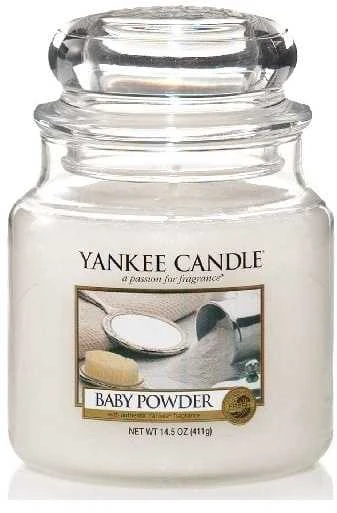 Yankee Candle Baby Powder kvapioji žvakė unisex, 411 g