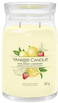 Yankee Candle Aromatinė žvakė Signature didelė stiklinė Iced Berry Lemonade 567 g