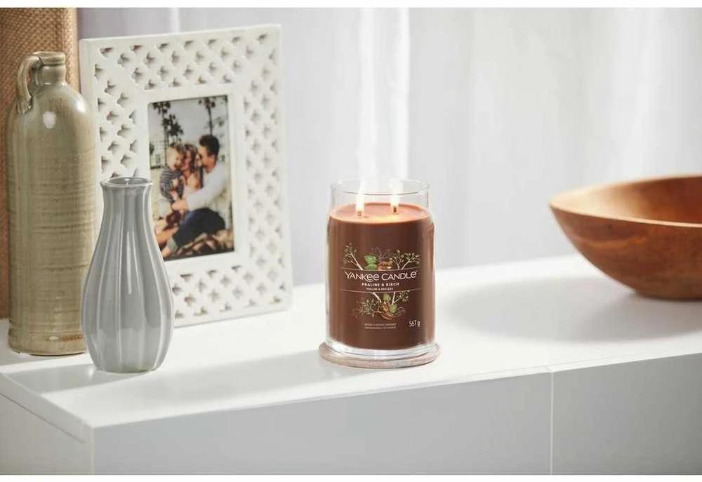 Yankee Candle Aromatinė žvakė Signature didelis stiklas Praline - Beržas 567 g