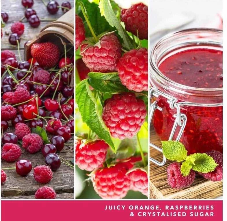 Yankee Candle Aromatinė žvakė "Signature" didelė stiklinė Raudonoji avietė 567 g