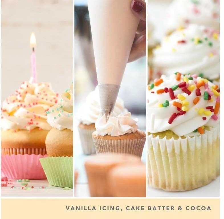 Yankee Candle Aromatinė žvakė Signature glass medium Vanilla Cupcake 368 g