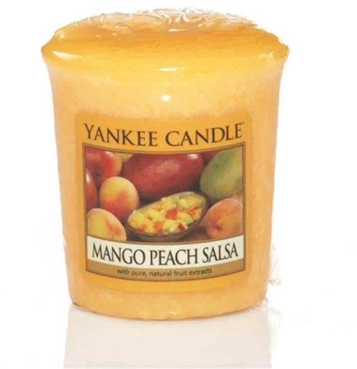 Yankee Candle Mango Peach Salsa Scented Candle kvapioji žvakė, 49 g