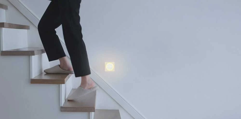Naktinis šviestuvas Xiaomi Yeelight Plug-in Light Sensor Nightlight 0.5W, 2500K Mi Smart Home