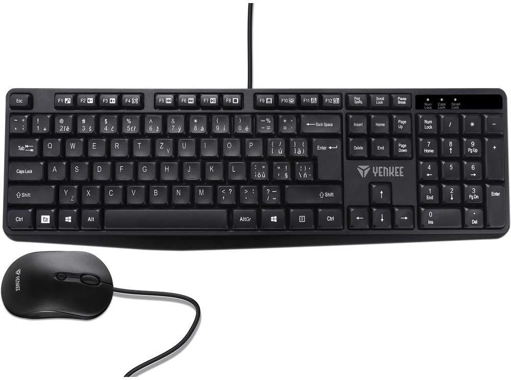 Klaviatūra YKM 1007CS su laidu USB Combo Air YENKEE