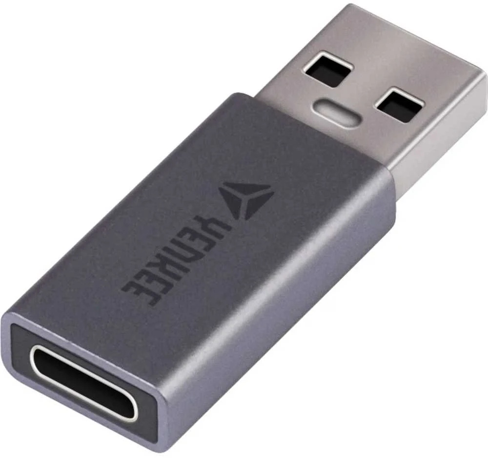 YENKEE USB-A į C adapteris, pilkas