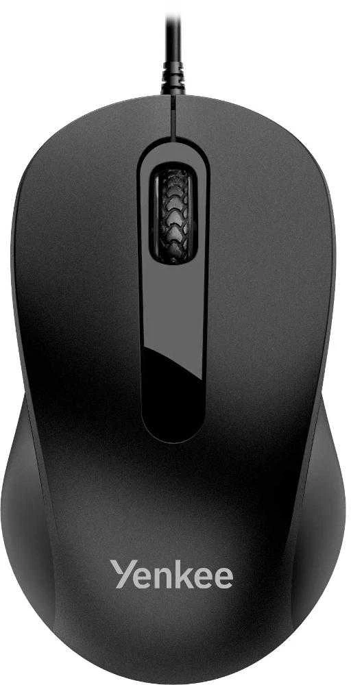 Yenkee Simetrinė USB pelė su laidu, 3 mygtukai, 1000DPI optinė