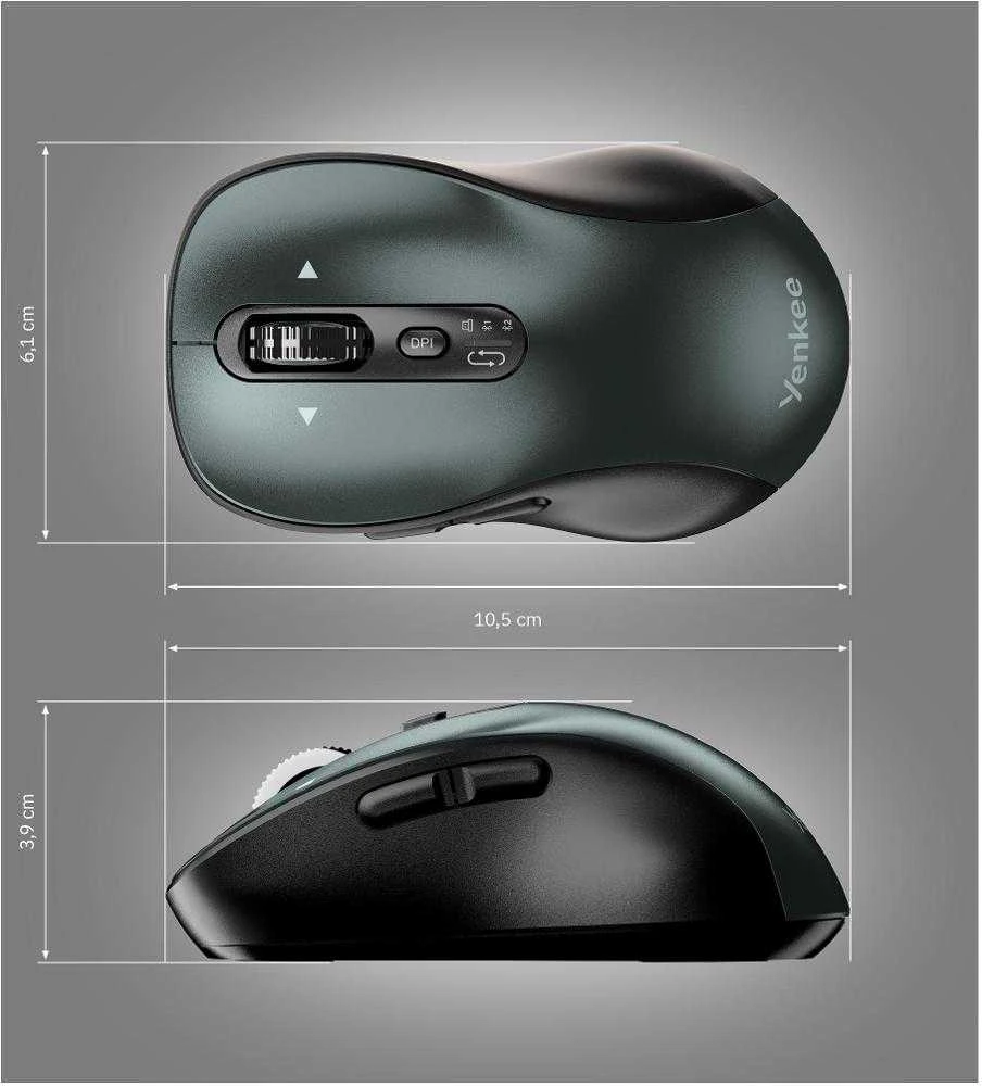 YMS 2010BK Dual mode WL pelė GYROYENKEE