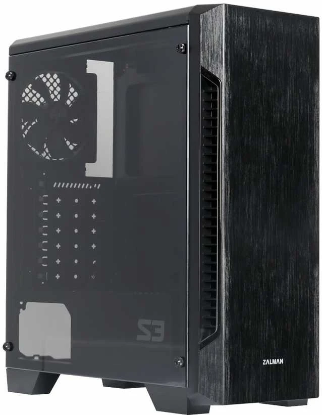 Stacionarau kompiuterio korpusas  ZALMAN S3 case Zalman S3 ATX MID Tower Computer Case with window