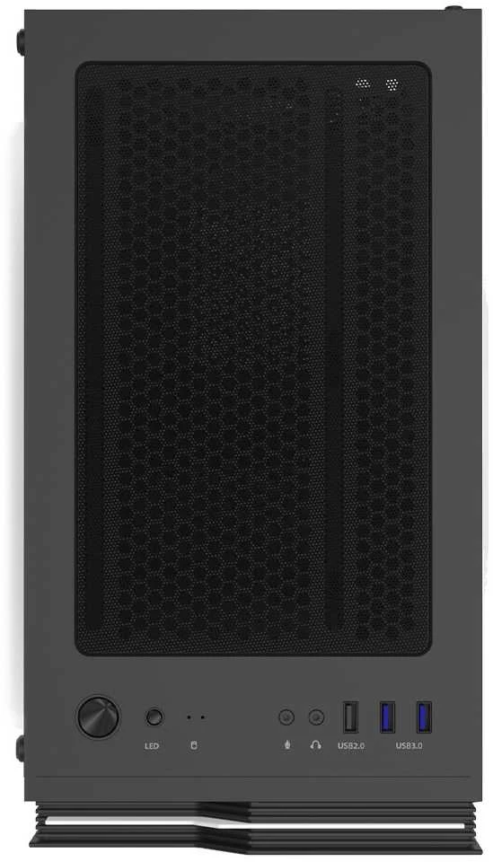 ZALMAN korpusas T4 PLUS, Mini Tower, mATX, 2xUSB 3.0, 1xUSB 2.0, 1x 120mm ARGB ventiliatorius, juodas