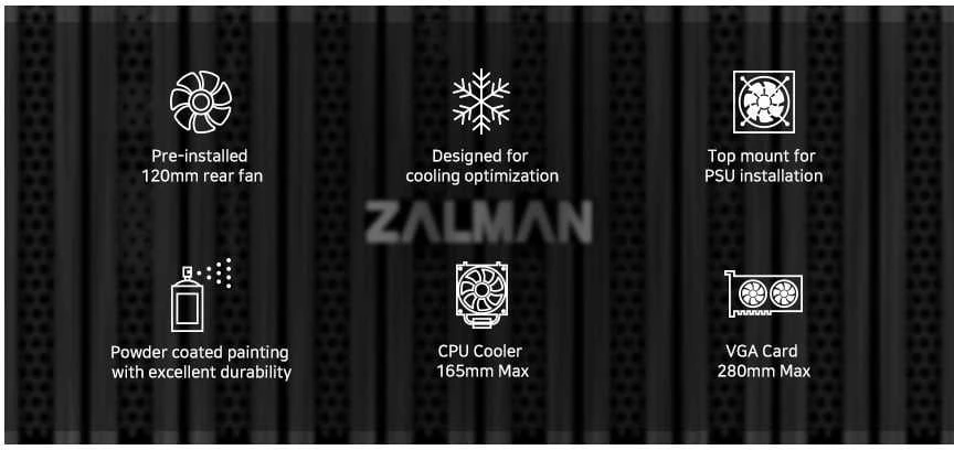 ZALMAN T6 Zalman Važiuoklė T6