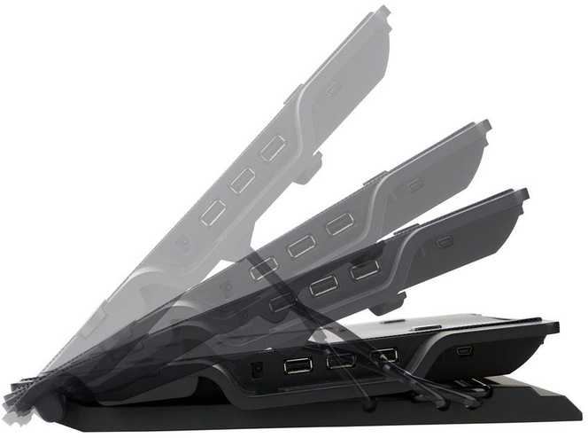 Zalman ZM-NS2000 aušinimo padėklas nešiojamam kompiuteriui 43,2 cm (17") Juoda