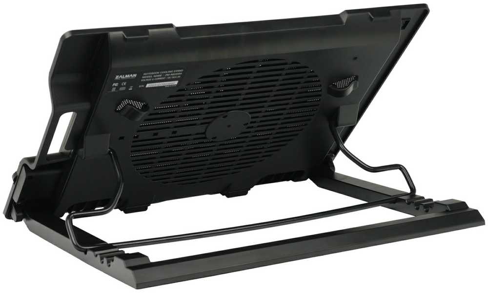 Zalman ZM-NS2000 aušinimo padėklas nešiojamam kompiuteriui 43,2 cm (17") Juoda